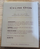 Celine Dion Parfums Eau De Toilette 1 oz/30 ML New in Box