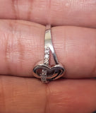 Gisella's CZ Double Heart Commitment Ring Size: 7