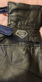 Diamond Plate™ Rock Design Genuine Buffalo Leather Motorcycle Chaps Size: Large