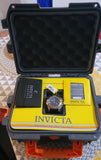 Invicta Men's 10899 Excursion Reserve Chronograph Black Textured Dial Black Leather Watch New!