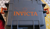 Invicta Men's 10899 Excursion Reserve Chronograph Black Textured Dial Black Leather Watch New!