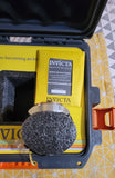 Invicta Men's 10899 Excursion Reserve Chronograph Black Textured Dial Black Leather Watch New!