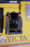 Invicta Men's 10899 Excursion Reserve Chronograph Black Textured Dial Black Leather Watch New!