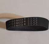 1 Belt Only! HTD 3M Wide Rubber Synchronous Belt Black (Electric Skateboard 80MM - 100MM Pulleys Wheel) HTD 3M 234 15MM