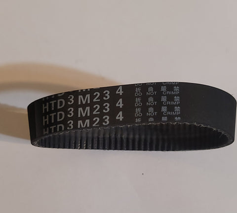 1 Belt Only! HTD 3M Wide Rubber Synchronous Belt Black (Electric Skateboard 80MM - 100MM Pulleys Wheel) HTD 3M 234 15MM