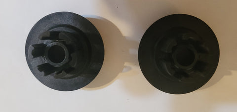 1 Pair of 60Teeth Drive Pulley Wheel for DIY Electric Skateboard Longboard for 80MM - 120MM Wheels