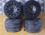 Electric Skateboard Wheels 105mm Rubber Airless Wheels