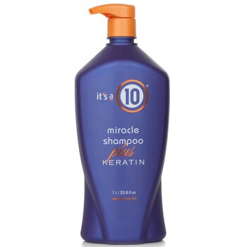 Miracle Shampoo Plus Keratin (Sulfate Free)  1000ml/33.8oz