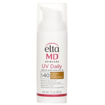 UV Daily Moisturizing Facial Sunscreen SPF 40 - For Normal, Combination &amp; Post-Procedure Skin - Tinted (Random Packaging)  48g/1.7oz