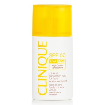 Mineral Sunscreen Fluid For Face SPF 50 - Sensitive Skin Formula - 30ml/1oz