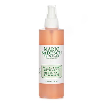 Facial Spray With Aloe, Herbs & Rosewater - For All Skin Types - 236ml/8oz