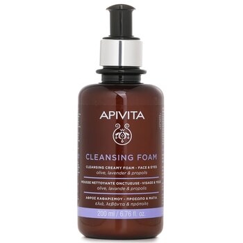 Cleansing Foam With Olive & Lavender For Face & Eyes - 200ml/6.8oz