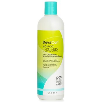 No-Poo Decadence (Zero Lather Ultra Moisturizing Milk Cleanser - For Super Curly Hair) - 355ml/12oz