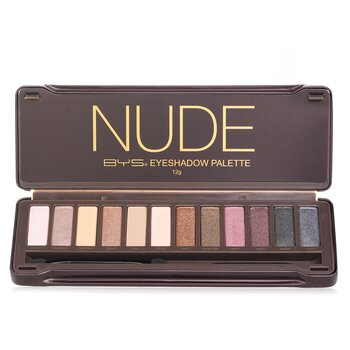 Eyeshadow Palette (12x Eyeshadow, 2x Applicator) - Nude - 12g/0.42oz