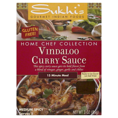 SUKHIS VINDALOO SAUCE ( 6 X 3 OZ   )