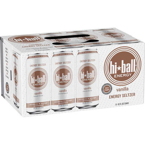 HIBALL SPRK WTR VANILLA ( 1 X 8 PACK )