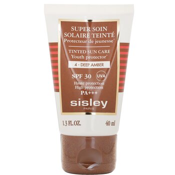 Super Soin Solaire Tinted Youth Protector SPF 30 UVA PA+++ - #4 Deep Amber - 40ml/1.3oz