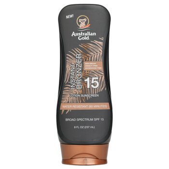 Lotion Sunscreen SPF 15 with Instant Bronzer(Label slightly damaged) - 237ml/8oz