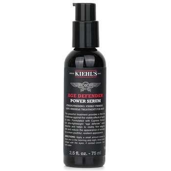 Age Defender Power Serum Strengthening, Visibly Firming, Anti-Wrinkle Treatment For Men - 75ml/2.5oz