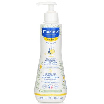 Nourishing Cleansing Gel with Cold Cream For Hair &amp; Body - For Dry Skin  300ml/10.14oz