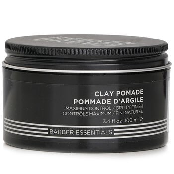 Brews Clay Pomade (Maximum Control / Gritty Finish) - 100ml/3.4oz