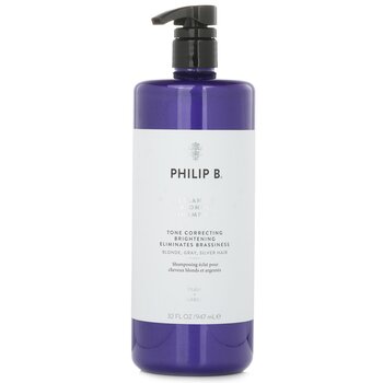 Icelandic Blonde Shampoo (Tone Correcting Brightening Eliminates Brassiness - Blonde, Gray, Silver H - 947ml/32oz