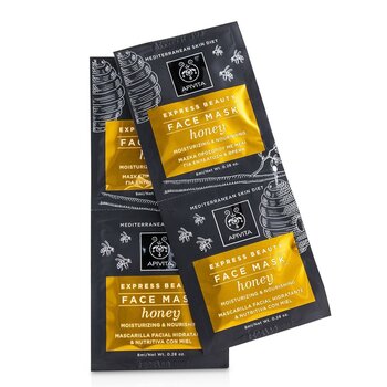 Express Beauty Face Mask with Honey (Moisturizing & Nourishing) - 6x(2x8ml)