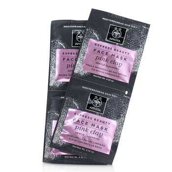 Express Beauty Face Mask with Pink Clay (Gentle Cleansing) - 6x(2x8ml)