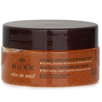 Reve De Miel Deliciously Nourishing Body Scrub - For Dry & Sensitive Skin - 175ml/6.7oz