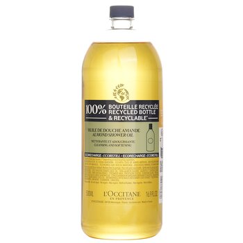 Almond Cleansing & Softening Shower Oil (Eco-Refill)(Random Packaging) - 500ml/16.9oz