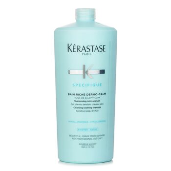 Specifique Bain Riche Dermo-Calm Cleansing Soothing Shampoo (Sensitive Scalp, Dry Hair) - 1000ml/34oz