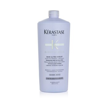 Blond Absolu Bain Ultra-Violet Anti-Brass Purple Shampoo (Lightened, Cool Blonde or Grey Hair)  1000ml/34oz