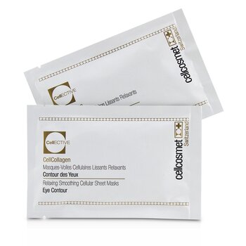 Cellcosmet CellEctive CellCollagen Eye Contour Relaxing Smoothing Cellular Sheet Masks  5x2patchs