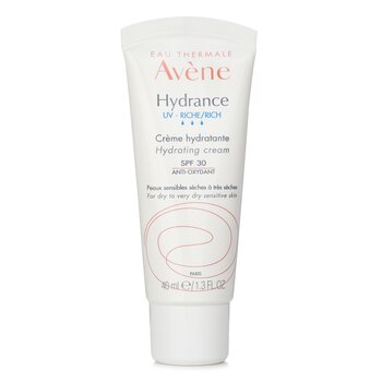 Hydrance UV RICH Hydrating Cream SPF 30 - For Dry to Very Dry Sensitive Skin - 40ml/1.3oz