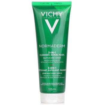 Normaderm 3 In 1 Scrub + Cleanser + Mask (For Acne Prone Skin / Sensitive Skin) - 125ml/4.23oz