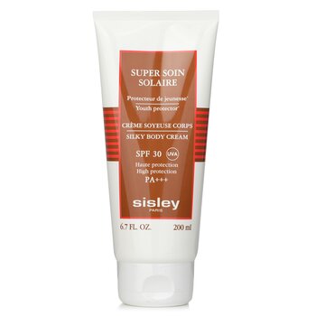 Super Soin Solaire Silky Body Cream SPF 30 UVA High Protection 168105 - 200ml/6.7oz