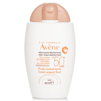 Very High Protection Tinted Mineral Fluid SPF 50+ - For Sensitive & Intolerant Skin - 40ml/1.3oz