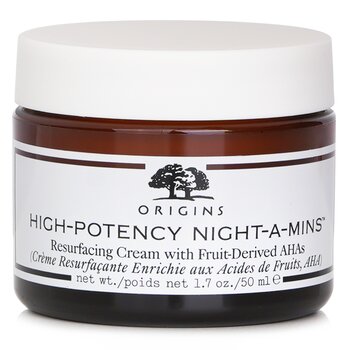 High-Potency Night-A-Mins Resurfacing Cream With Fruit-Derived AHAs - 50ml/1.7oz