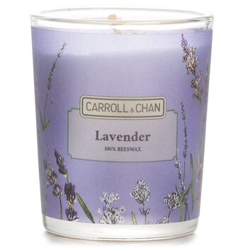 100% Beeswax Votive Candle - Lavender - 65g/2.3oz