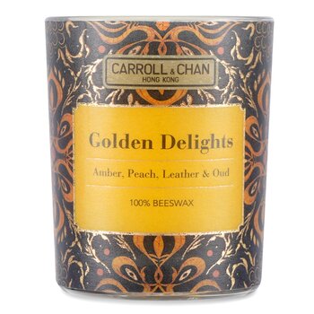 100% Beeswax Votive Candle - Golden Delights - 65g/2.3oz