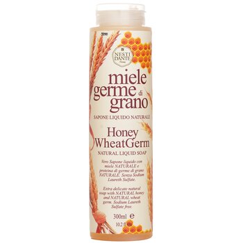 Natural Liquid Soap - Honey WheatGerm (Shower Gel) - 300ml/10.2oz