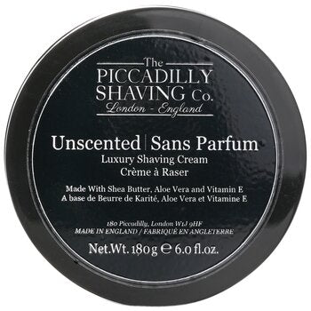 Unscented Luxury Shaving Cream - 180g/6oz