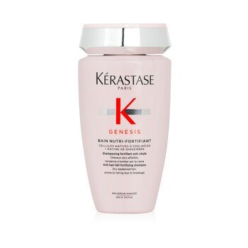 Genesis Bain Nutri-Fortifiant Anti Hair-Fall Fortifying Shampoo (Dry Weakened Hair, Prone To Falling Due To Breakage) - 250ml/8.5oz