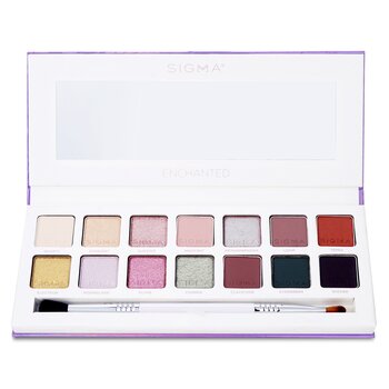 Enchanted Eyeshadow Palette (14x Eyeshadow + 1x Dual Ended Brush) - 19.32g/0.68oz
