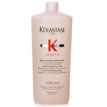 Genesis Bain Hydra-Fortifiant Anti Hair-Fall Fortifying Shampoo (Weakened Hair, Prone To Falling Due To Breakage) - 1000ml/34oz