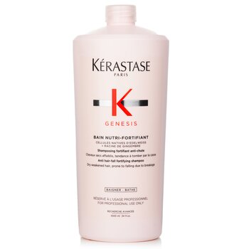 Genesis Bain Nutri-Fortifiant Anti Hair-Fall Fortifying Shampoo (Dry Weakened Hair, Prone To Falling Due To Breakage) - 1000ml/34oz