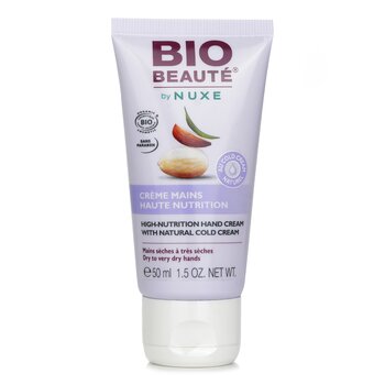 Bio Beaute By Nuxe High-Nutrition Hand Cream With Natural Cold Cream (For Dry To Very Dry Hands) - 50ml/1.5oz