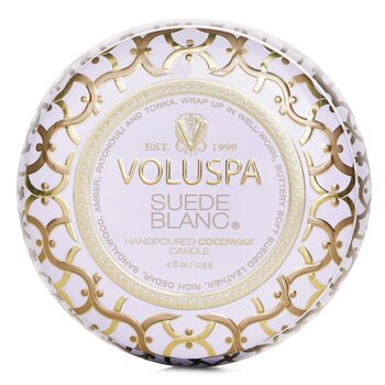 Mini Tin Candle - Suede Blanc - 113g/4oz