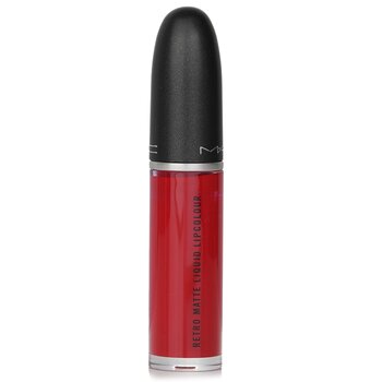 Retro Matte Liquid Lipcolour - # 104 Fashion Legacy (Intense Fire Truck Red) (Matte) - 5ml/0.17oz