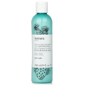 Nature In A Jar Cream-To-Water Body Lotion With Cactus Fruit Extract - 240ml/8oz